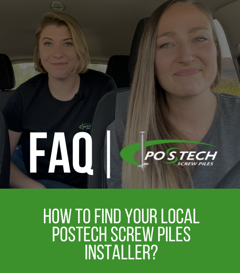 How do I find my local Postech screw piles installer?